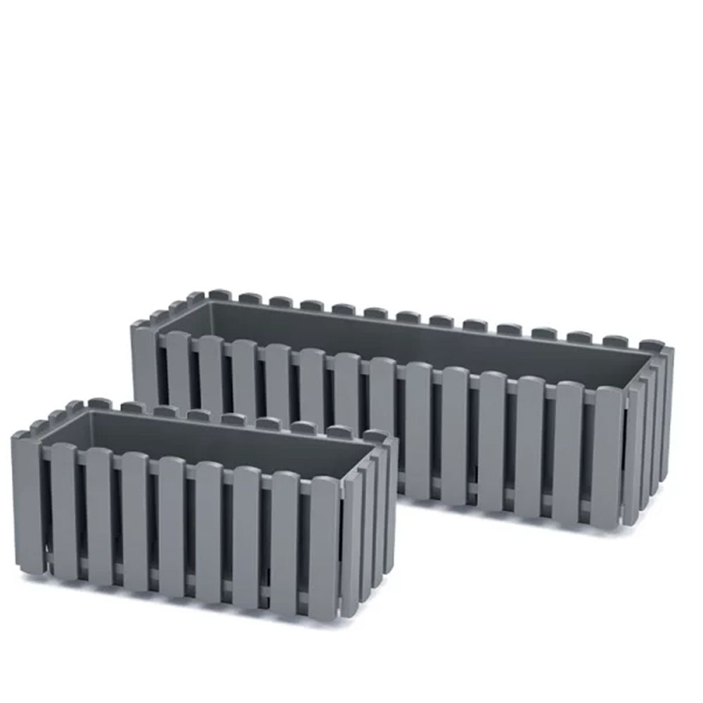 360973 BOARDEE FENCYCASE STONE GRAY ΠΛΑΣΤΙΚΗ ΖΑΡΝΤΙΝΙΕΡΑ 38Χ18Χ17ΕΚ - Image 1