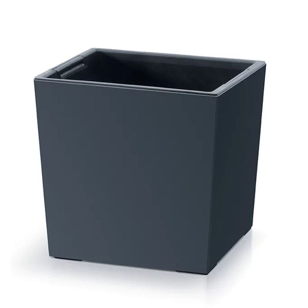 388502 URBI SQUARE LOW ΑΝΘΡΑΚΙ ΠΛΑΣΤΙΚΟ ΚΑΣΠΩ 29Χ29Χ29,5ΕΚ - Image 1