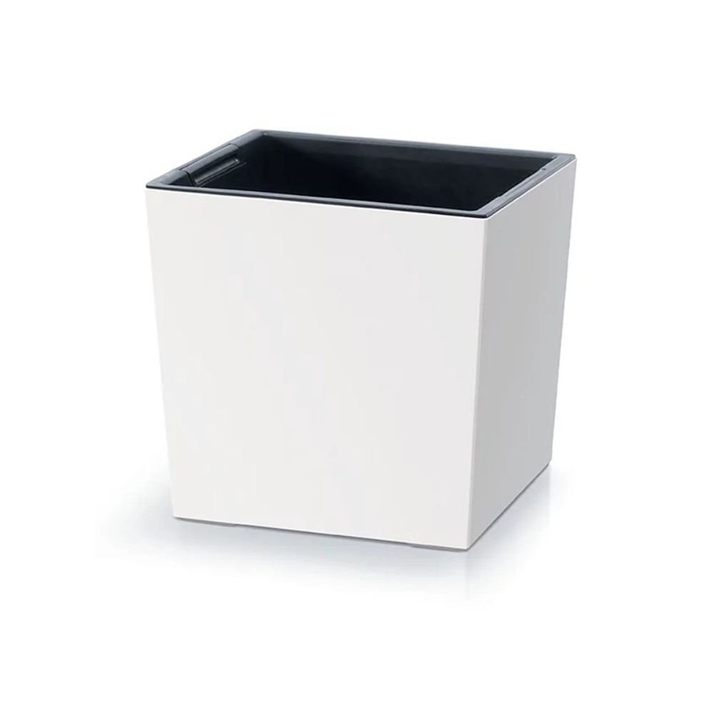 388519 URBI SQUARE LOW ΛΕΥΚΟ ΠΛΑΣΤΙΚΟ ΚΑΣΠΩ 29Χ29Χ29,5ΕΚ - Image 1