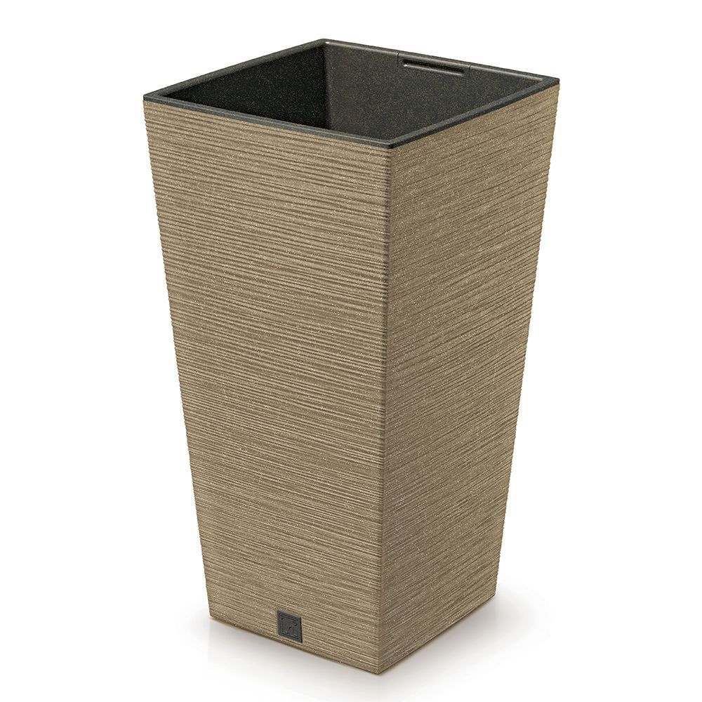 459974 FURU SQUARE ECO WOOD ΦΥΣΙΚΟ ΧΡΩΜΑ ΠΛΑΣΤΙΚΟ ΚΑΣΠΩ 26,5Χ26,5Χ50ΕΚ - Image 1