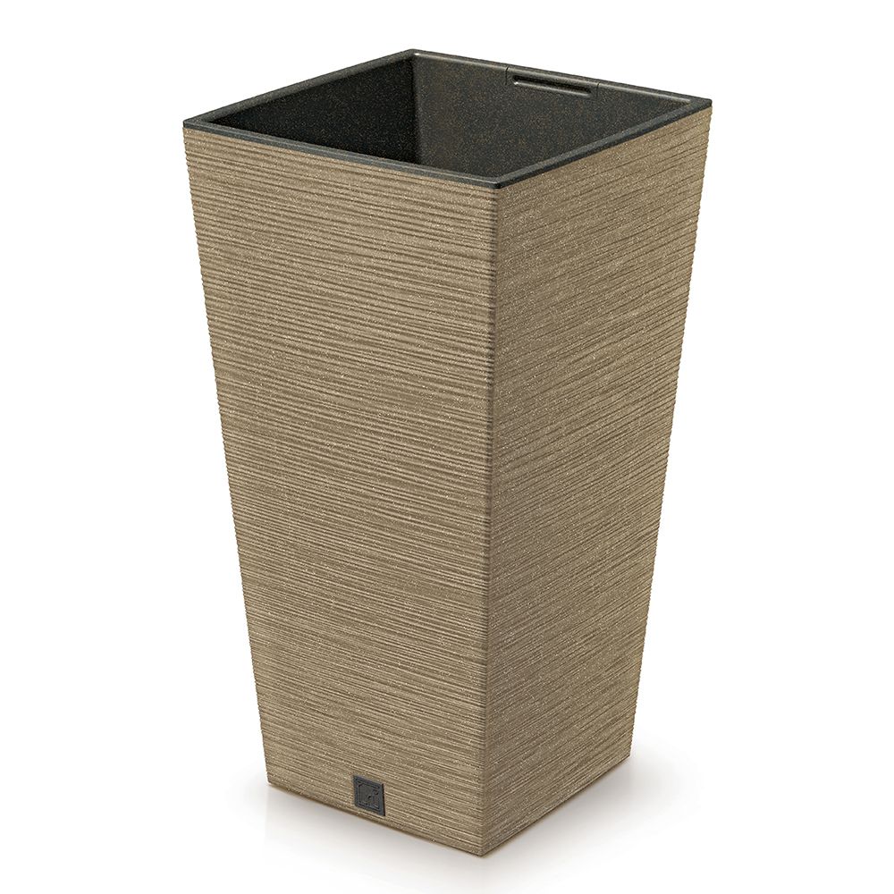 460277 FURU SQUARE ECO WOOD ΦΥΣΙΚΟ ΧΡΩΜΑ ΠΛΑΣΤΙΚΟ ΚΑΣΠΩ 34,5Χ34,5Χ65ΕΚ - Image 1