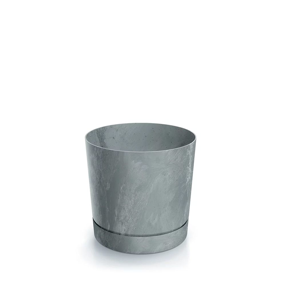 470368 TUBO P BETTON EFFECT CONCRETE ΠΛΑΣΤΙΚΟ ΚΑΣΠΩ Φ13Χ13ΕΚ - Image 1