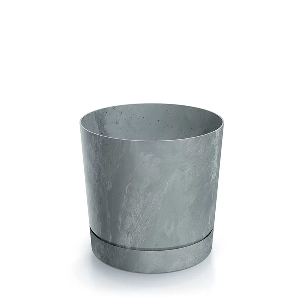 472218 TUBO P BETTON EFFECT CONCRETE ΠΛΑΣΤΙΚΟ ΚΑΣΠΩ Φ18Χ17ΕΚ - Image 1