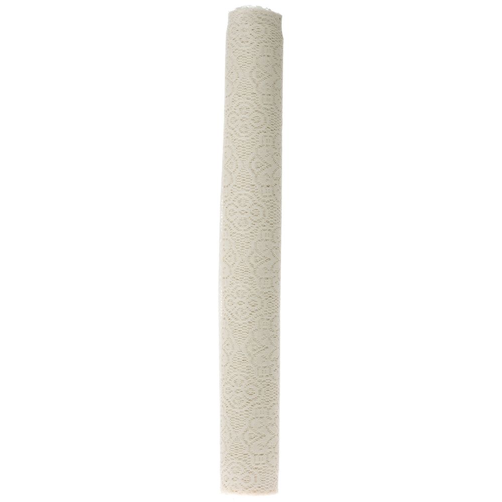 62715 ΥΦΑΣΜΑΤΙΝΗ CROCHET 75CMX5M ΕΚΡΟΥ - Image 1