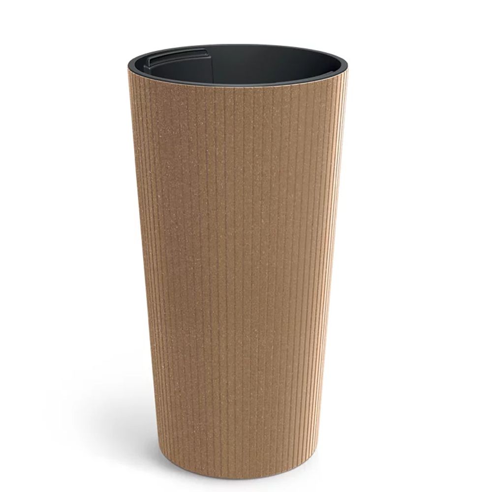 775104 LAMIA SLIM ECO WOOD ΦΥΣΙΚΟ ΧΡΩΜΑ ΠΛΑΣΤΙΚΟ ΚΑΣΠΩ Φ30Χ59ΕΚ - Image 1