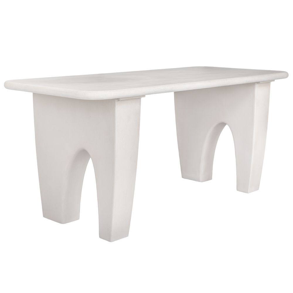 92132 ΛΕΥΚΟ ΤΡΑΠΕΖΙ ΤΡΑΠΕΖΑΡΙΑΣ ΑΠΟ MDF 180X80X78EK (KD) - Image 1