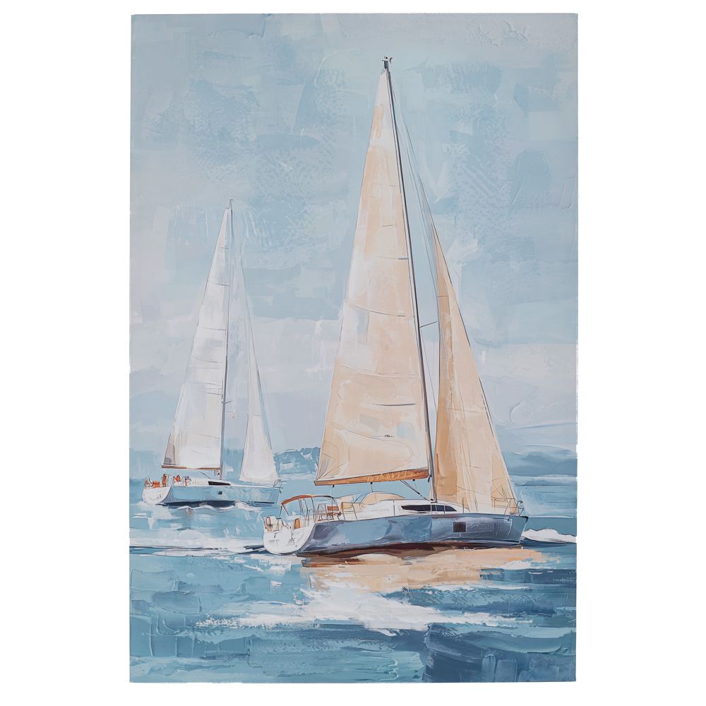 92690 SAIL BOATS ΠΙΝΑΚΑΣ ΤΥΠΩΜΕΝΟΣ ΣΕ ΚΑΜΒΑ 80Χ120ΕΚ - Image 1