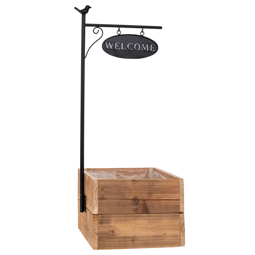 93100 ΞΥΛΙΝΟ ΚΑΣΠΩ WELCOME 30X28X76CM - Image 1